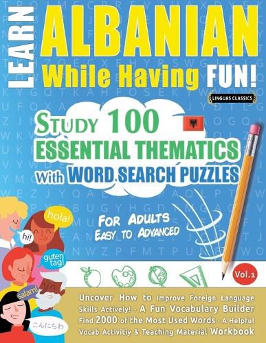 Cover image for Learn Albanian While Having Fun! - For Adults