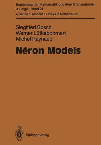 Cover image for Neron Models