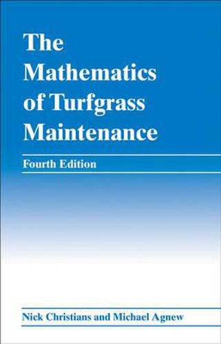 Cover image for The Mathematics of Turfgrass Maintenance
