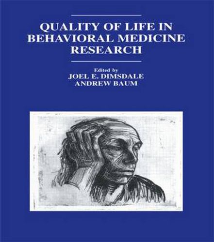 Cover image for Quality of Life in Behavioral Medicine Research