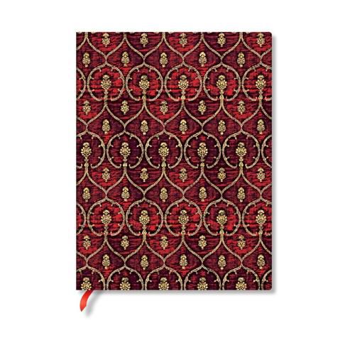 Cover image for Red Velvet Ultra Unlined Softcover Flexi Journal (Elastic Band Closure)