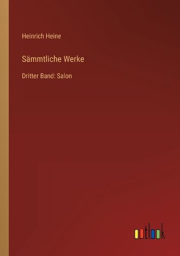 Cover image for Saemmtliche Werke