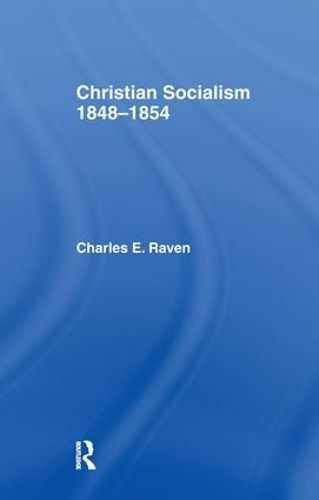 Cover image for Christian Socialism, 1848-1854