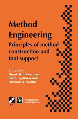 Cover image for Method Engineering: Principles of method construction and tool support