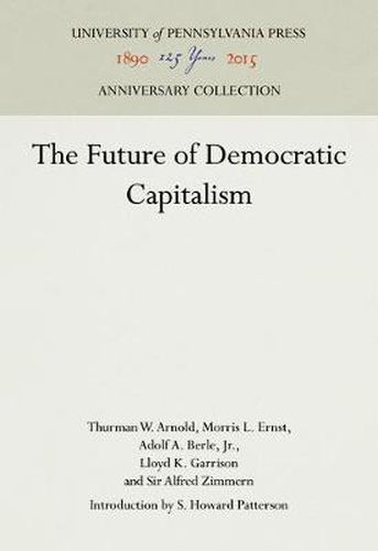 Cover image for The Future of Democratic Capitalism