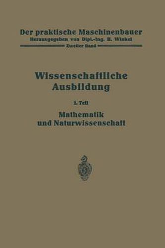 Cover image for Die Wissenschaftliche Ausbildung: Mathematik Und Naturwissenschaft