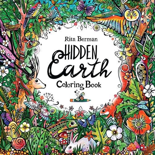 Cover image for Hidden Earth Coloring Book