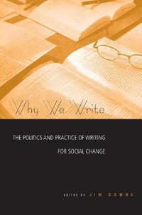 Cover image for Why We Write: The Politics and Practice of Writing for Social Change