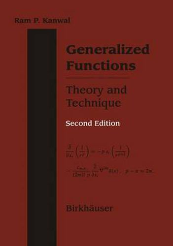 Cover image for Generalized Functions Theory and Technique: Theory and Technique