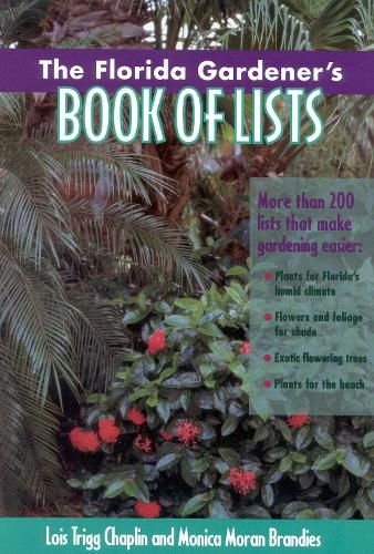 Cover image for The Florida Gardener's Book of Lists