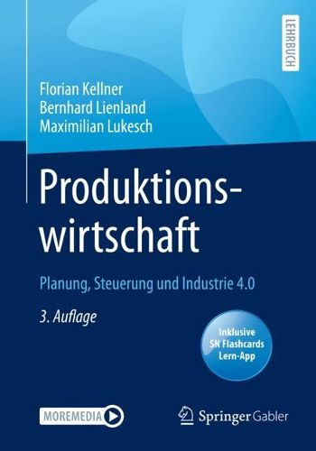 Cover image for Produktionswirtschaft: Planung, Steuerung und Industrie 4.0