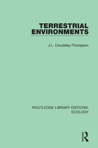 Cover image for Terrestrial Environments