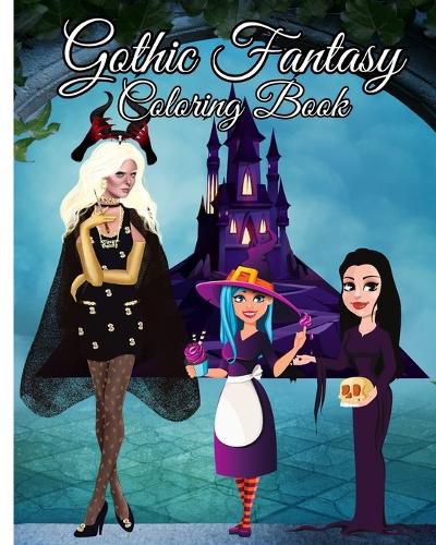 Gothic Fantasy Coloring Book