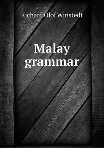 Cover image for Malay grammar