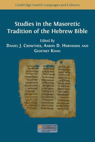 Cover image for Studies in the Masoretic Tradition of the Hebrew Bible