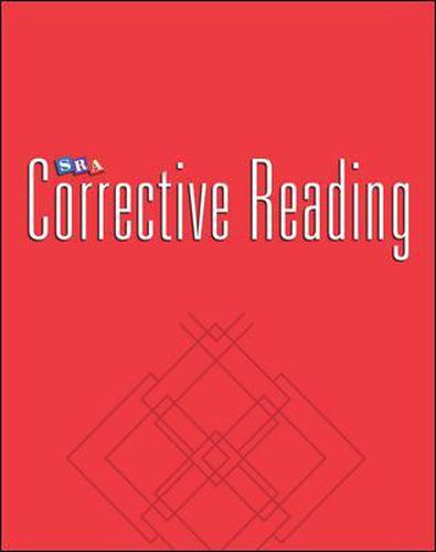 Cover image for Corrective Reading Comprehension Level B1, Blackline Masters