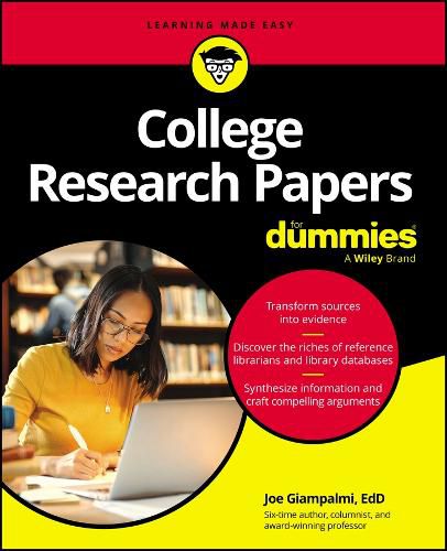 Cover image for College Research Papers For Dummies