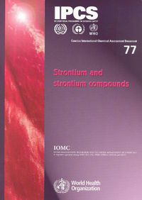 Cover image for Strontium and Strontium Compounds