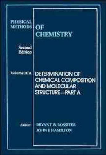 Cover image for Physical Methods of Chemistry