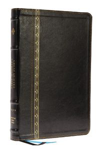 Cover image for NRSVCE, Great Quotes Catholic Bible, Leathersoft, Black, Comfort Print: Holy Bible