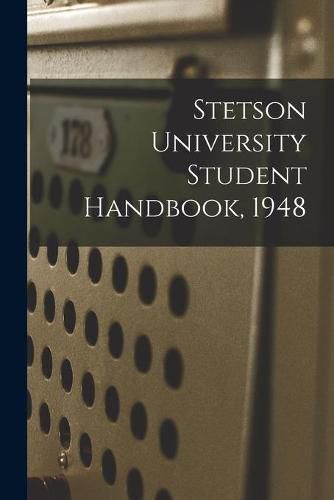 Cover image for Stetson University Student Handbook, 1948