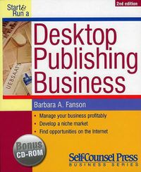 Cover image for Start and Run a Desktop Publishing Business