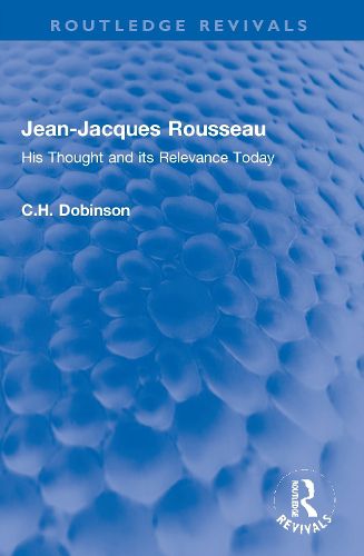 Cover image for Jean-Jacques Rousseau