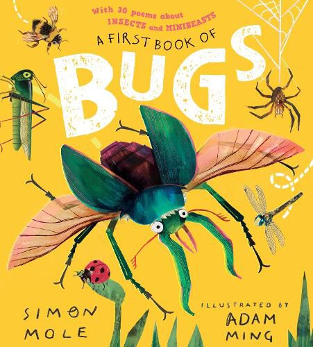 Cover image for A First Book of Bugs: with 30 poems about insects and minibeasts