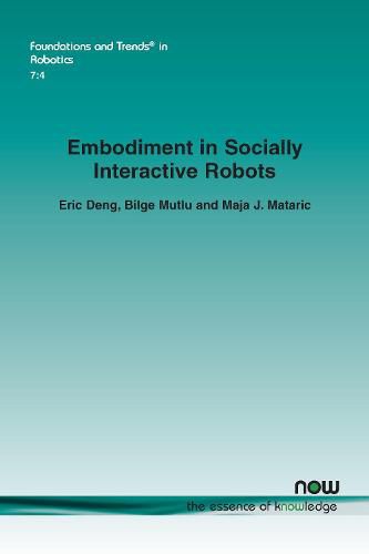 Cover image for Embodiment in Socially Interactive Robots