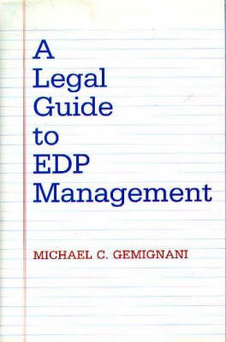 Cover image for A Legal Guide to EDP Management