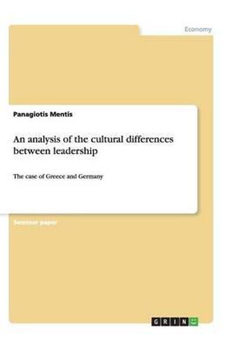 Cover image for An analysis of the cultural differences between leadership