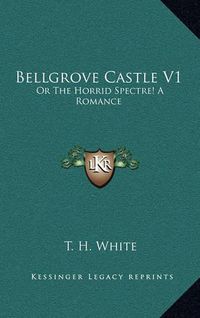 Cover image for Bellgrove Castle V1: Or the Horrid Spectre! a Romance