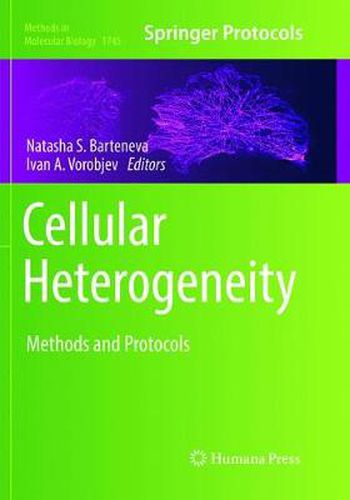 Cover image for Cellular Heterogeneity: Methods and Protocols