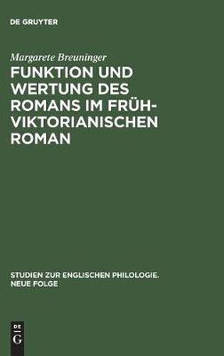 Cover image for Funktion und Wertung des Romans im fruhviktorianischen Roman