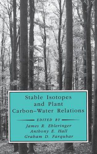 Cover image for Stable Isotopes and Plant Carbon-Water Relations