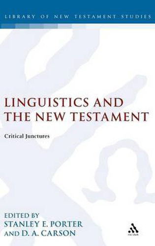 Cover image for Linguistics and the New Testament: Critical Junctures