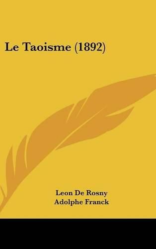 Cover image for Le Taoisme (1892)