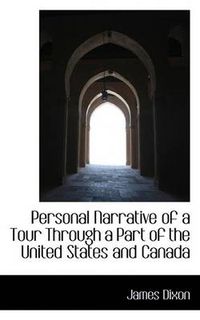 Cover image for Personal Narrative of a Tour Through a Part of the United States and Canada