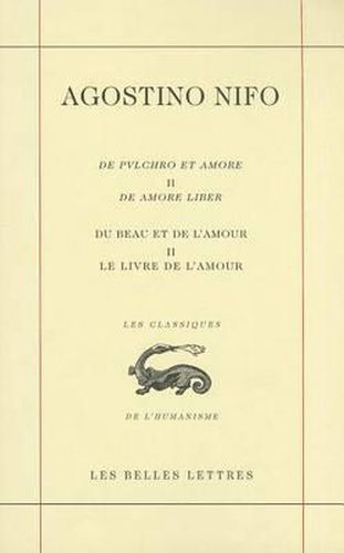 Cover image for Du Beau Et de l'Amour II. Le Livre de l'Amour (de Pulchro Et Amore II. de Amore Liber)