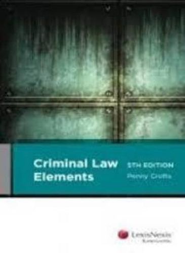 Cover image for Criminal Law Elements