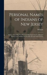 Cover image for Personal Names of Indians of New Jersey