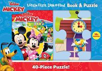 Cover image for Disney Junior Mickey Mouse Clubhouse: Little First Look and Find Book & Puzzle