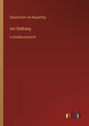 Cover image for Am Suedhang