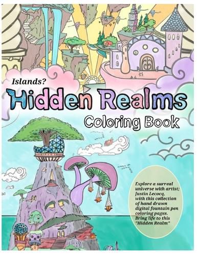 Cover image for Hidden Realms Coloring Book