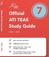 Cover image for Official ATI TEAS Study Guide 7 (2024-2025 Edition)