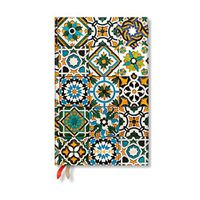 Cover image for Porto (Portuguese Tiles) Maxi 12-month Vertical Hardback Dayplanner 2025 (Elastic Band Closure)