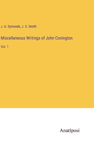 Cover image for Miscellaneous Writings of John Conington