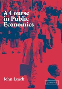 Cover image for A Course in Public Economics