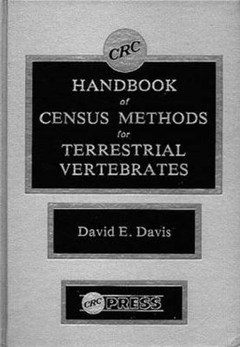 Cover image for CRC Handbook of Census Methods for Terrestrial Vertebrates