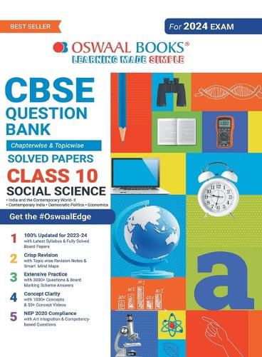 Cover image for Oswaal Cbse Class 10 Social Science Question Bank 2023-24 Book